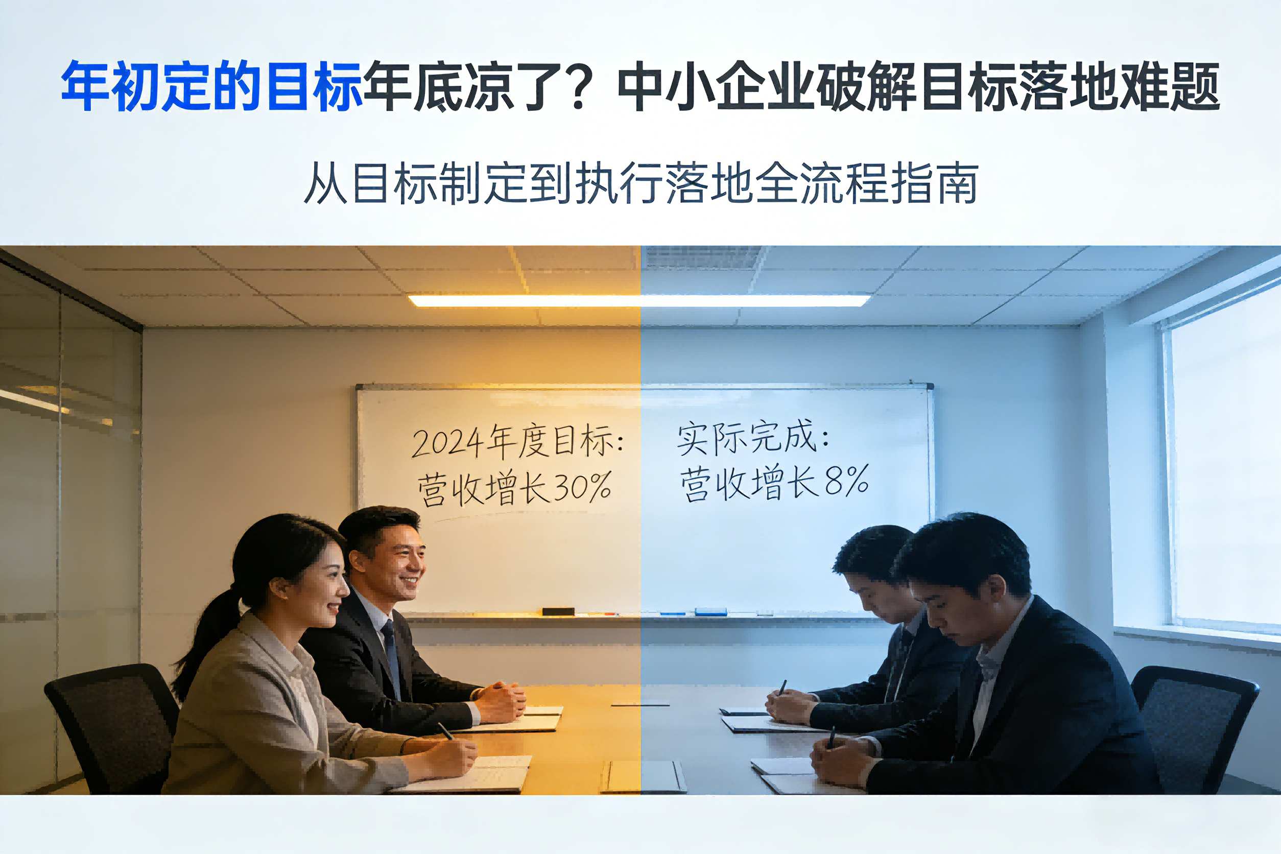 80%的中小企业目标完不成，问题出在这条"断裂的管理链"上